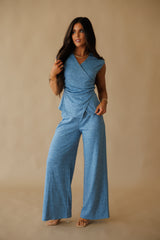 Everyday Polished Wrap Set - Blue