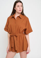 Ridge Romper - Terracotta
