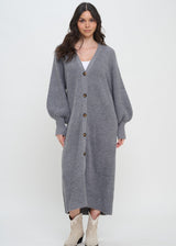 Maeve Midi Sweater Dress - Heather Grey