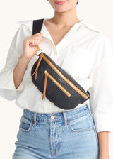 HAMMITT | Charles Crossbody Medium - North End/Brushed Gold