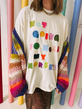 E+E | Not Gonna Hold My Horses Tee - Ivory