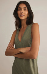 Z Supply | Palisades Midi Dress - Avocado