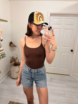 Z Supply | Luxe Smooth Jersey Bodysuit - Lava Rock