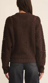 Z Supply | Sundance Sweater Jacket - Chocolate Cherry