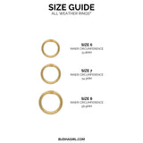 BudhaGirl | Aura Gold All Weather Ring - set of 3
