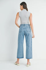 Just Black Denim | Barrel Jean Twist - Medium Denim