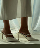 Dolce Vita | Kanika Pearl High Heels - Vanilla Pearl