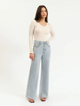 DAZE | Far Out High Rise Wide Leg Jeans - Lets Dance