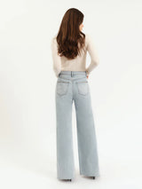 DAZE | Far Out High Rise Wide Leg Jeans - Lets Dance