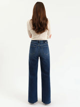 Daze Denim | Far Out High Rise Wide Leg - Waterfall