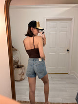 Z Supply | Luxe Smooth Jersey Bodysuit - Lava Rock