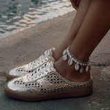 Dolce Vita | Notice Slide Woven Sneakers Gold Woven Stella