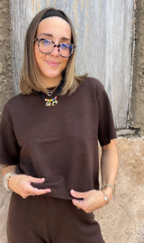 Steve Madden | Kori Sweater Top - Dark Espresso