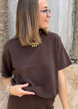 Steve Madden | Kori Sweater Top - Dark Espresso