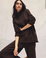 Z Supply | Sable Rib Sweatshirt - Chocolate Cherry