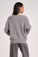 Lonnys Tank Sweater - Grey/White