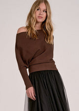 Saffron Sweater - Dark Chocolate