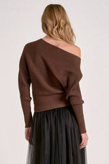 Saffron Sweater - Dark Chocolate