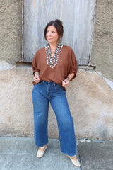 Just Black Denim | Barrel Jean Twist - Dark Denim