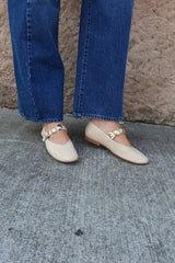 Dolce Vita | Relan Ballet Flat - Natural Raffia