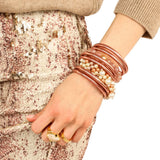 BUDHAGIRL - All Weather Bangles - Champagne (Set of 6)