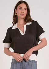 Elan | Rita Top - Black/White