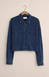 Z Supply | Heritage Knit Denim Jacket - Indigo