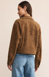 Z Supply | Heritage Faux Suede Jacket - Coconut
