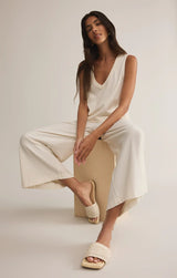 Z Supply | Sloane V-Neck Top - Sea Salt