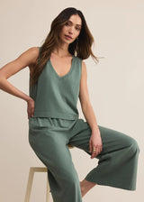 Z Supply | Sloane V-Neck Top - Hunter Green
