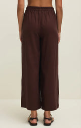 Z Supply | Scout Linen Pant - Chocolate Cherry