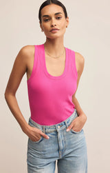 Z Supply | Sirena Rib Tank - Island Pink
