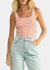 Z Supply | Danya Rib Tank - Guava Fresca