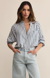 Z Supply | The Perfect Linen Top - Boathouse