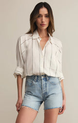 Z Supply | The Perfect Linen Top - White