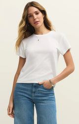Z Supply | Tourist Knit Jersey Tee - White