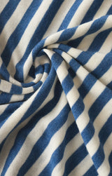 Z Supply | Tourist Airy Striped Tee - Calypso Blue Indigo