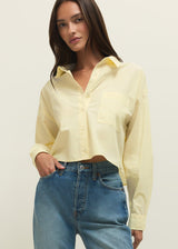 Z Supply | Lisette Poplin Top - Pineapple