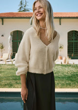 Z Supply | Sadira Fluffy Crop Cardigan - Warm White