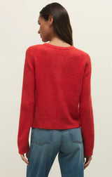 Z Supply | Medina Cozy Rib Cardigan - Red Lotus