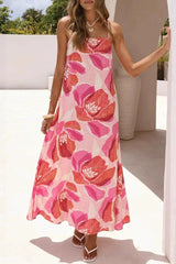 Penelope Floral Maxi Dress - Pink