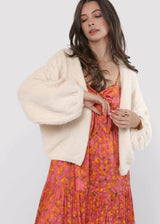 Marley Dolman Sweater Cardigan - Ivory