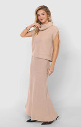 Crosby Midi Skirt - Cream