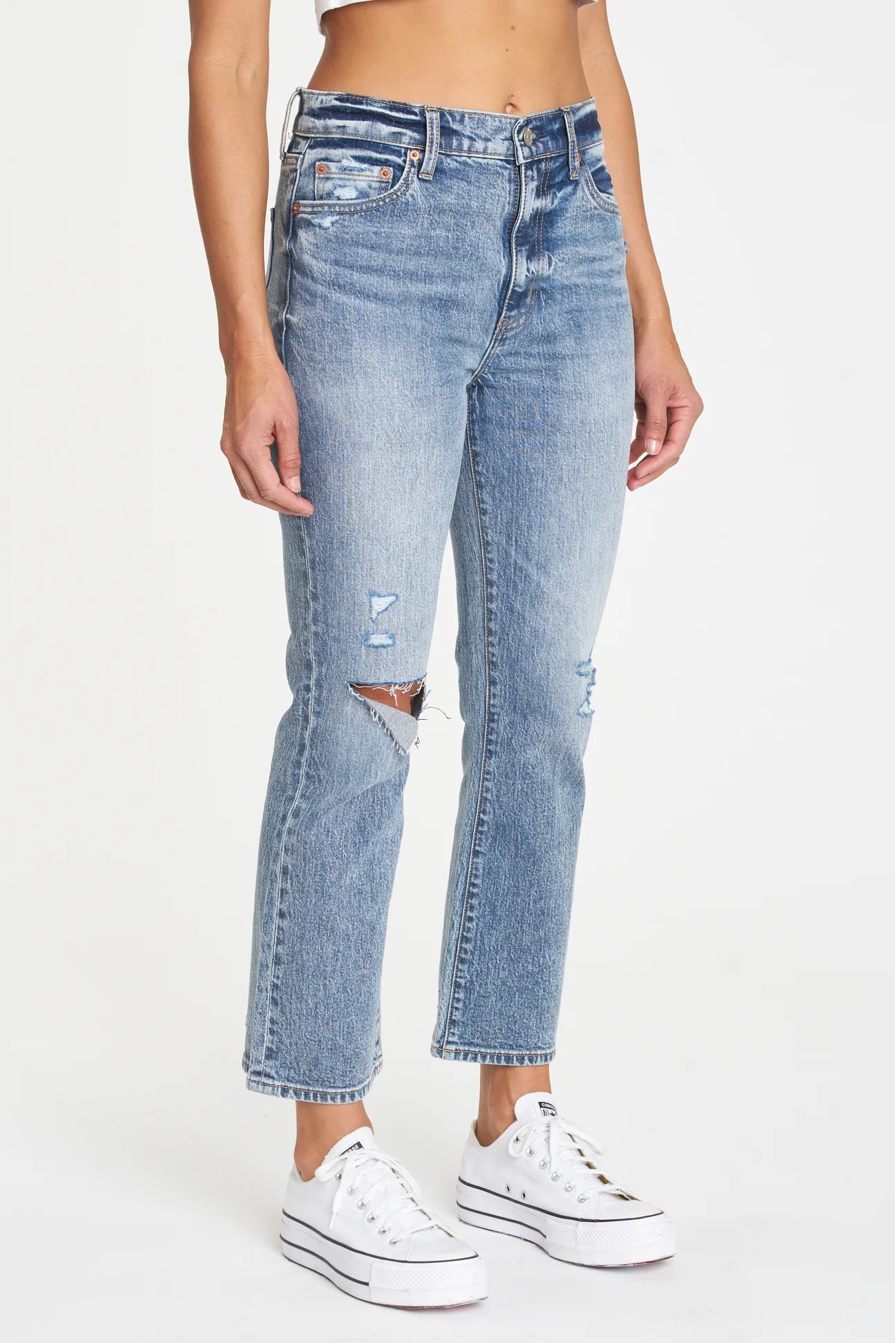 SHY GIRL - HIGH RISE CROP FLARE
