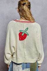 Juniper Strawberry Sweater