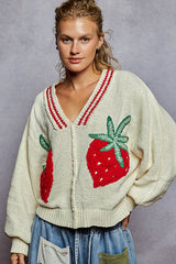 Juniper Strawberry Sweater