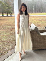 June Midi Dress - Off White