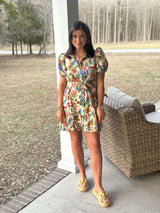 The Tropics Mini Dress - Natural