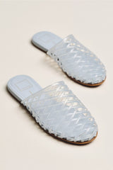 Dolce Vita | Ginna Woven Jelly Slides - Dusty Blue