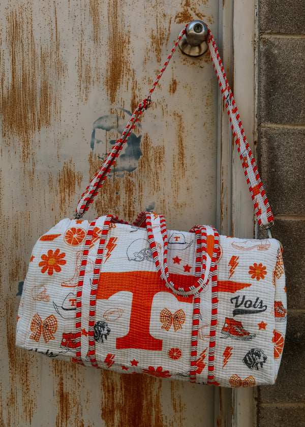 Tn Vols Quilted Duffle